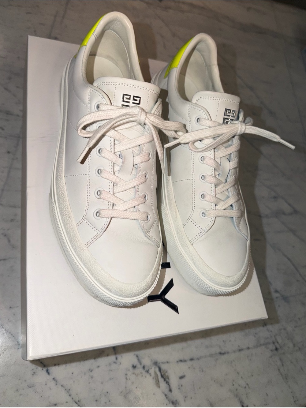 Givenchy White Leather Sneakers